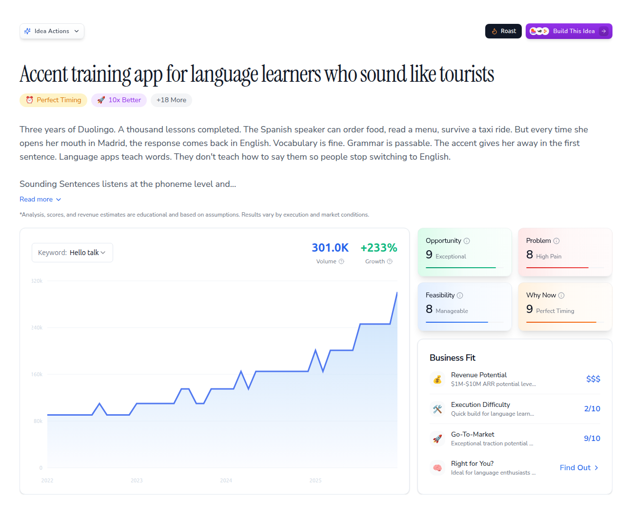 Accent training app for language learners who sound like tourists