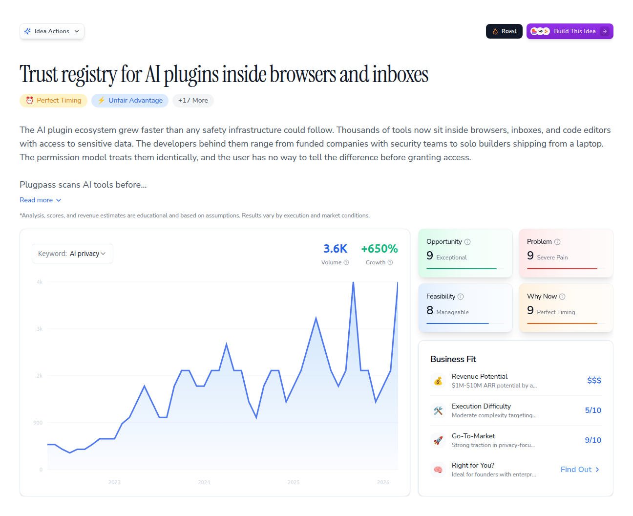 Trust registry for AI plugins inside browsers and inboxes