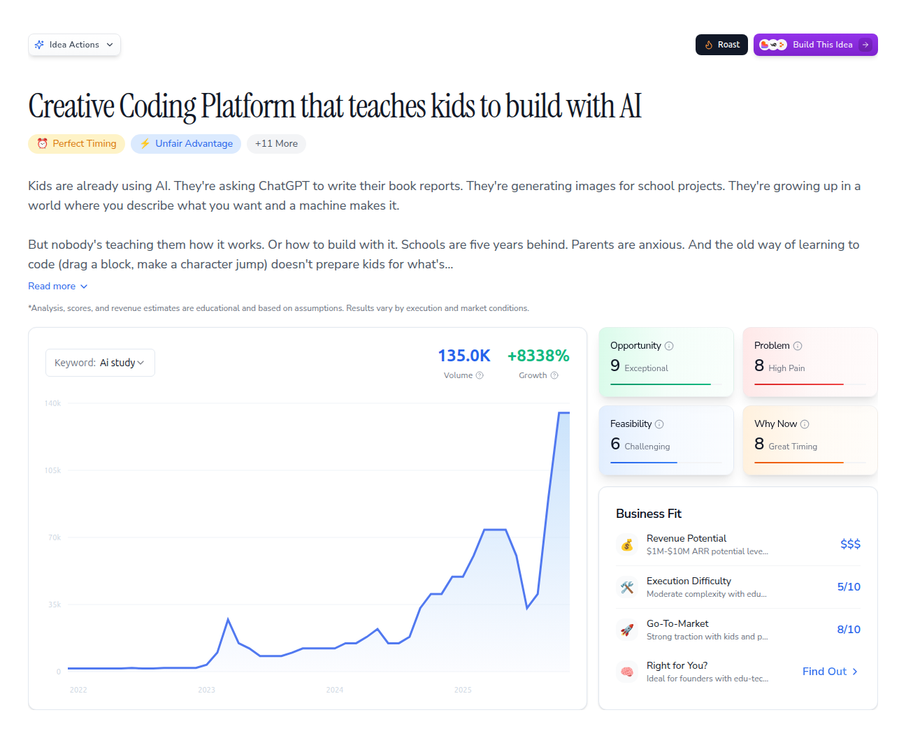 Creative Coding Platform that teaches kids to build with AI